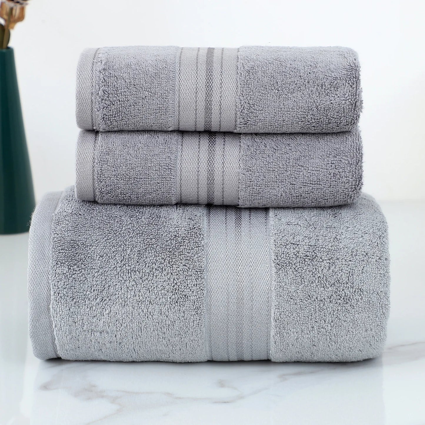 LUXE WEAVE BAMBOO TOWEL SET