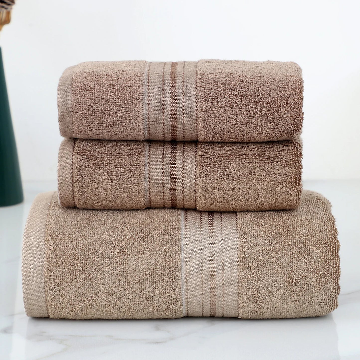 LUXE WEAVE BAMBOO TOWEL SET