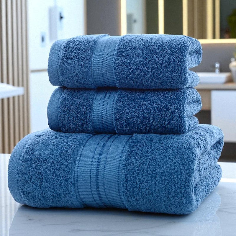 LUXE WEAVE BAMBOO TOWEL SET
